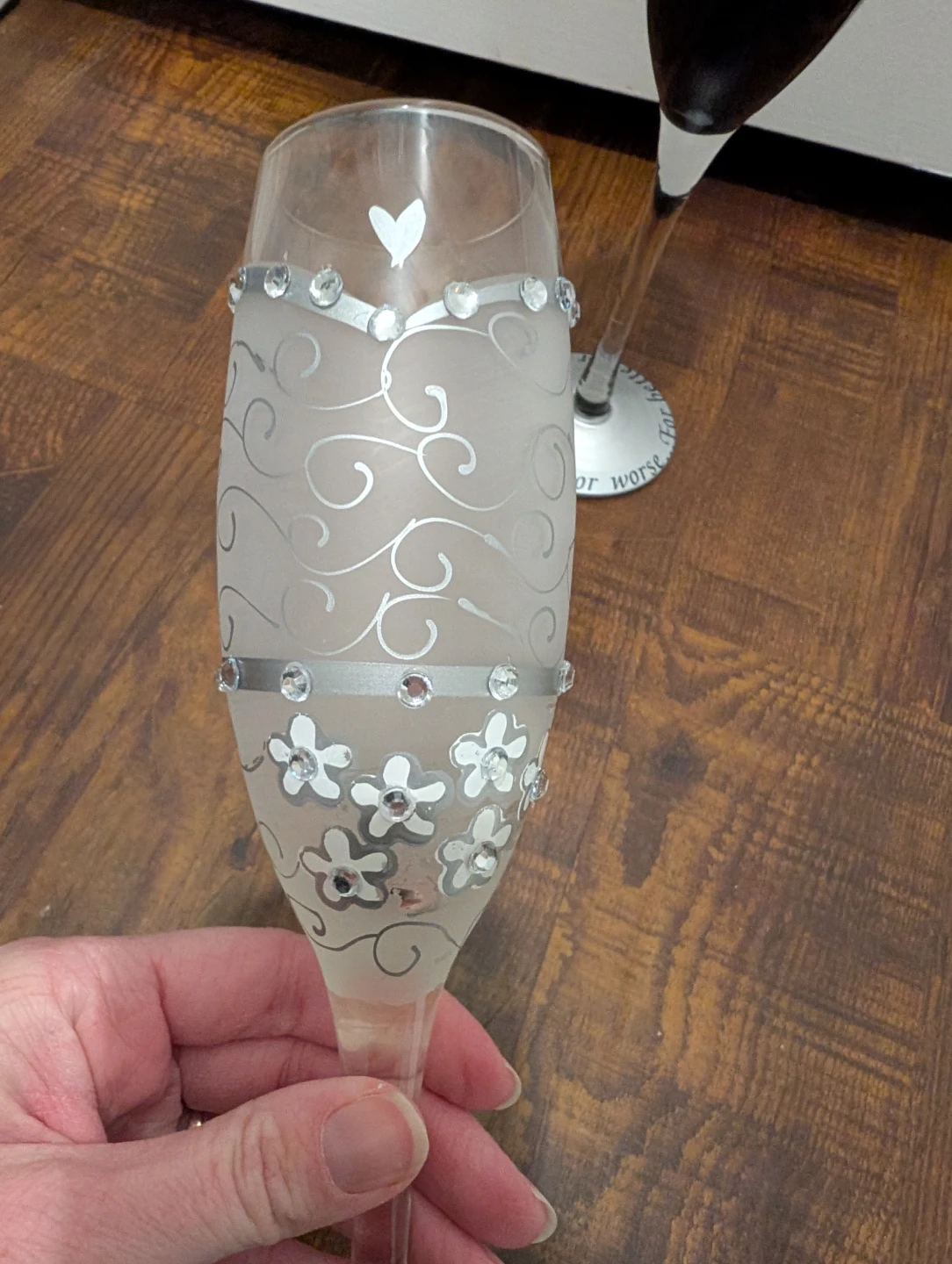 Mr. & Mrs. Champagne Flutes Set