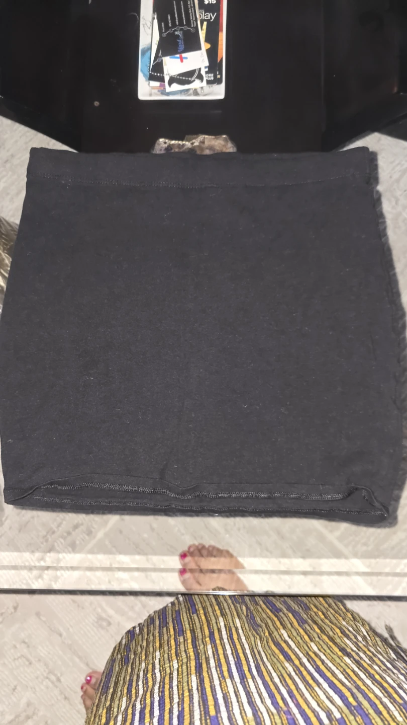 Garage Black Mini Skirt - Size M
