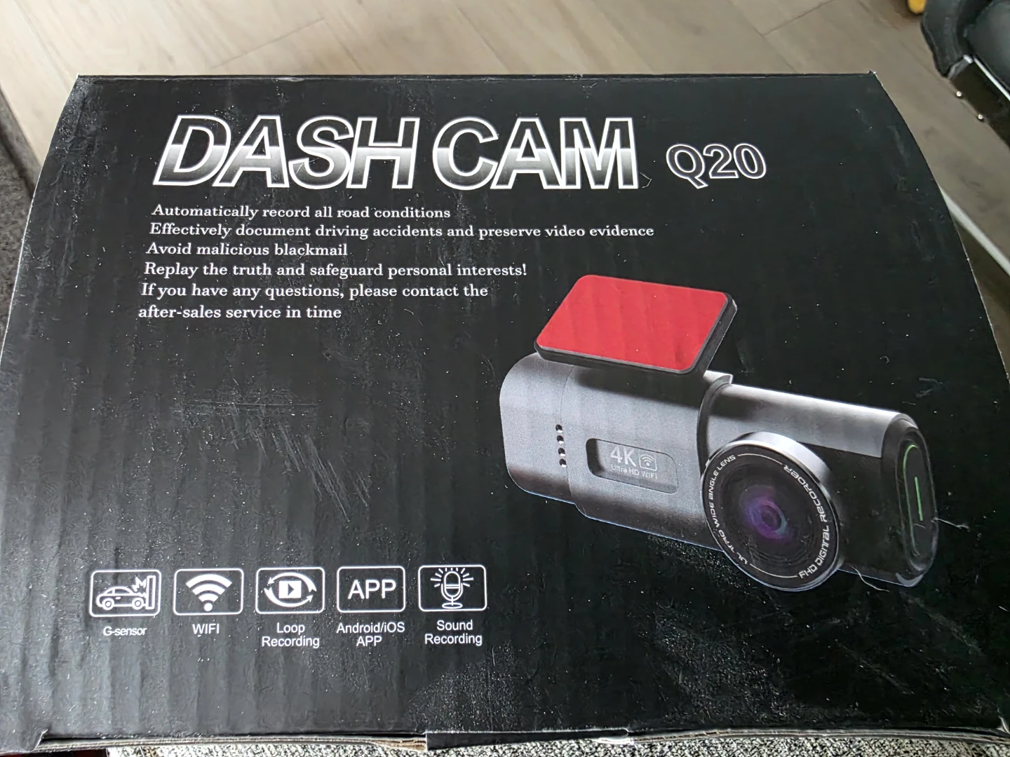 Q20 4K Ultra HD Dash Cam - photo 2