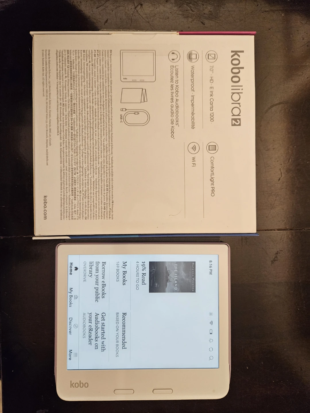 Kobo Libra 2 E-Reader White/Blanc - photo 2