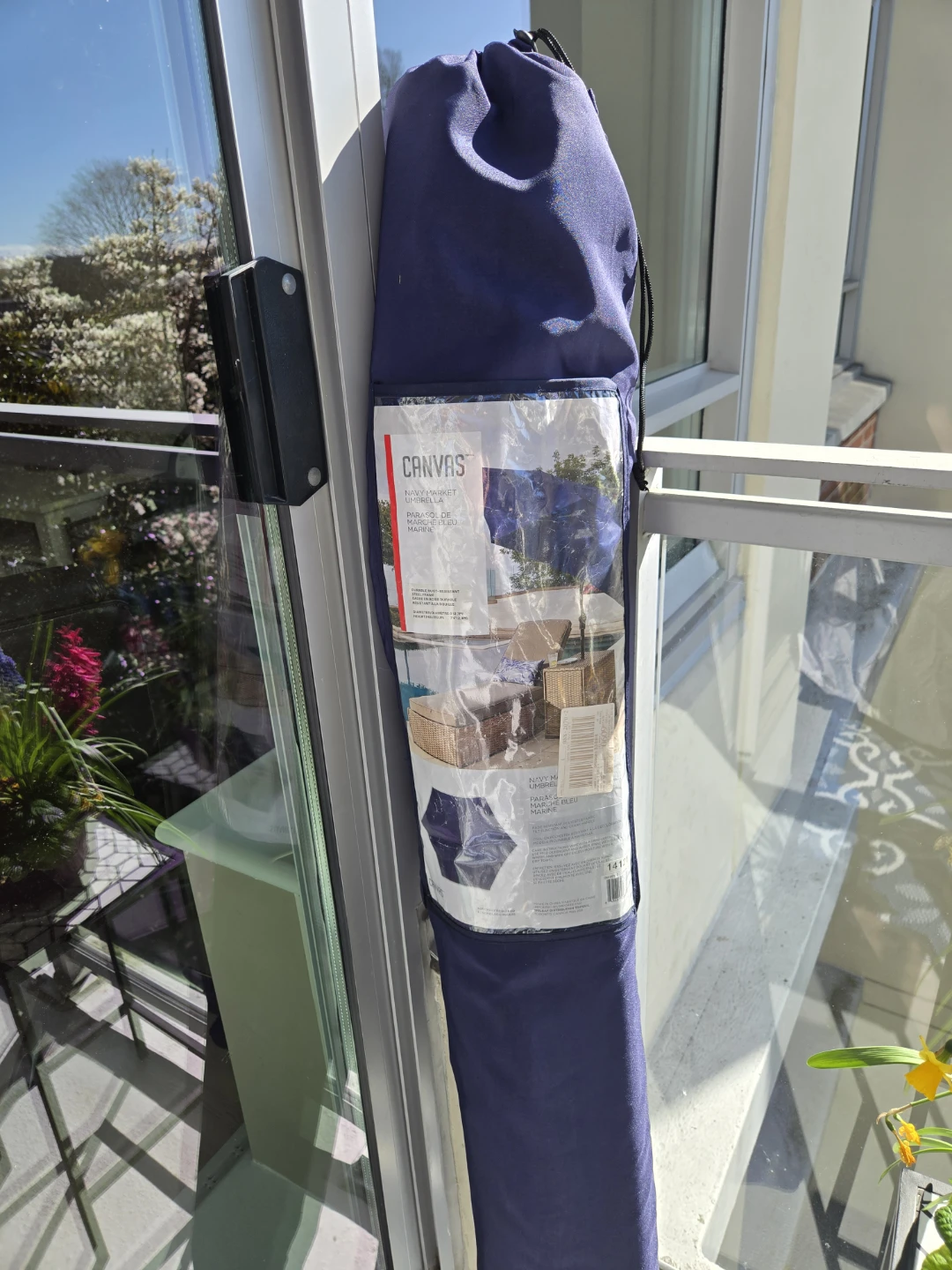 CANVAS Navy Market Umbrella - photo 2
