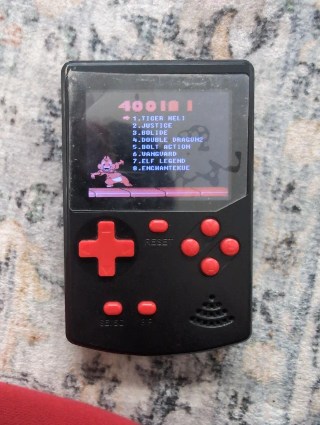 Black Handheld Game Console - 400 fun games in 1