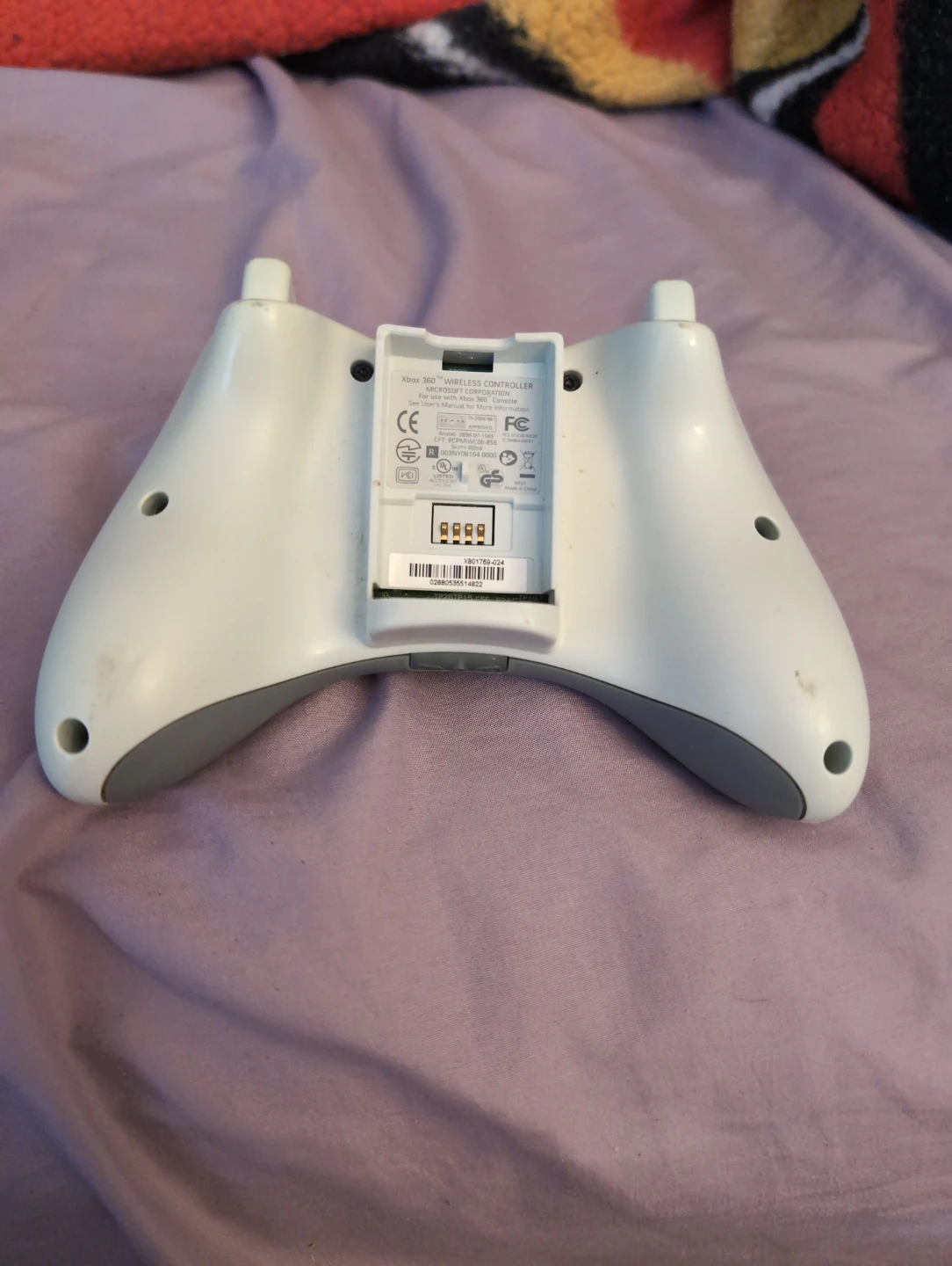 White Xbox 360 Wireless Controller - photo 2