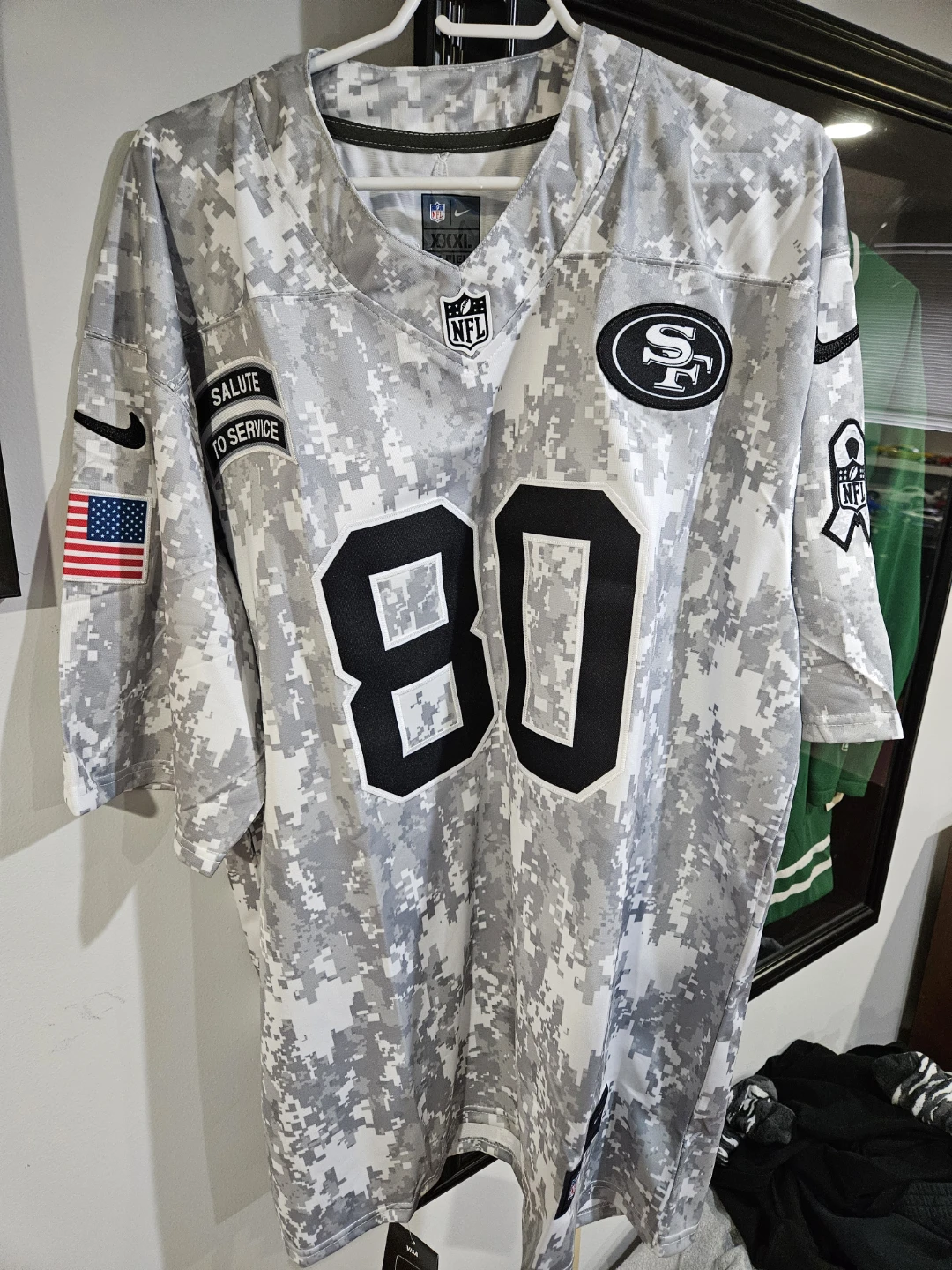 Men's Nike Jerry Rice San Francisco 49ers Arctic Camo New XXXL