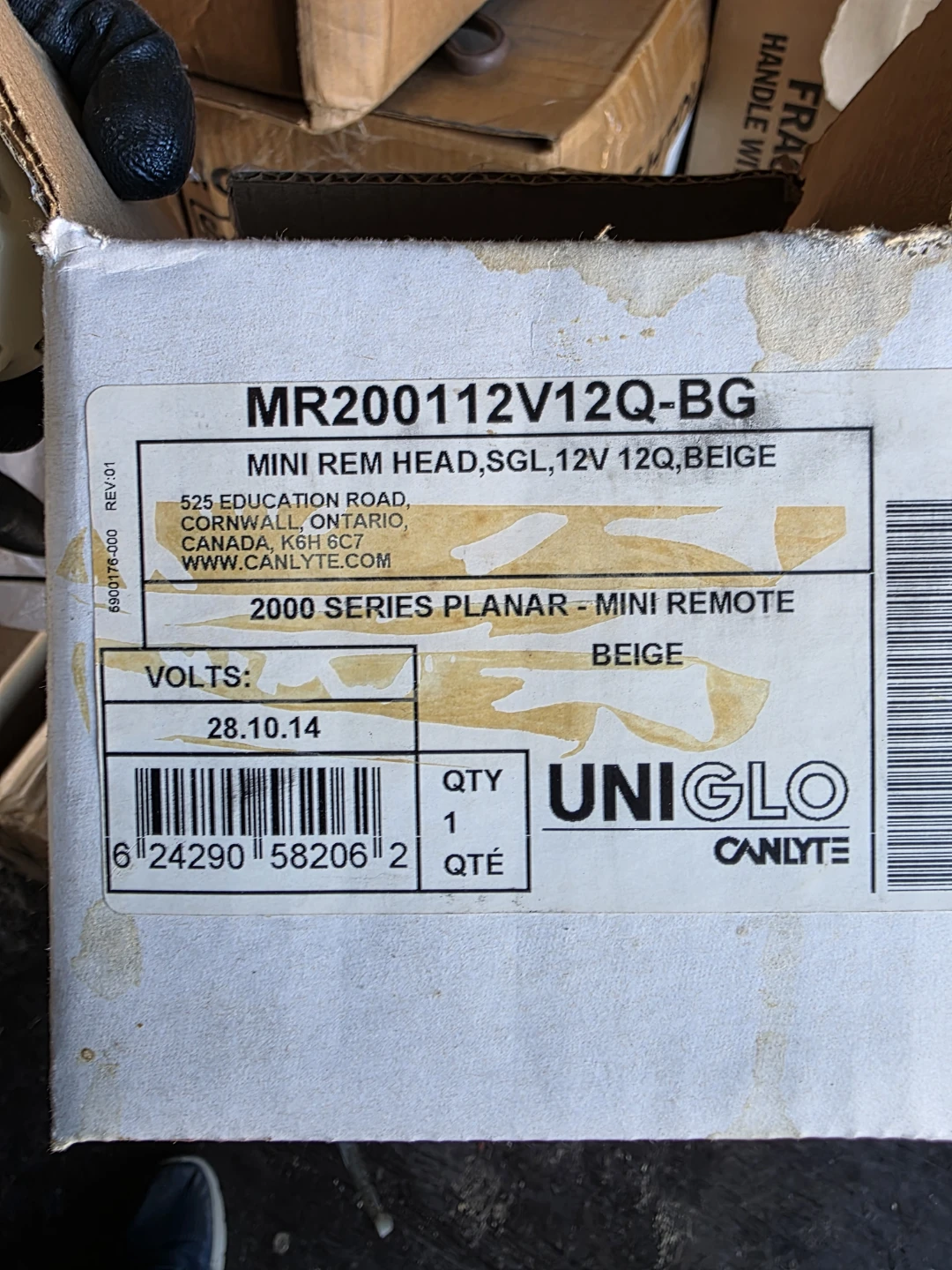 Canlyte MR200112V12Q-BG Mini Rem Head, Beige - photo 3