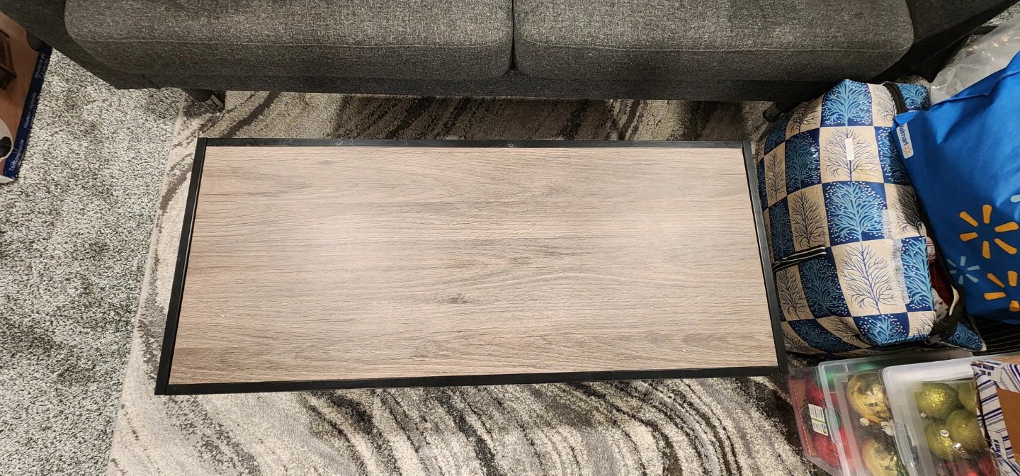 Modern Wood and Metal Coffee Table - photo 3
