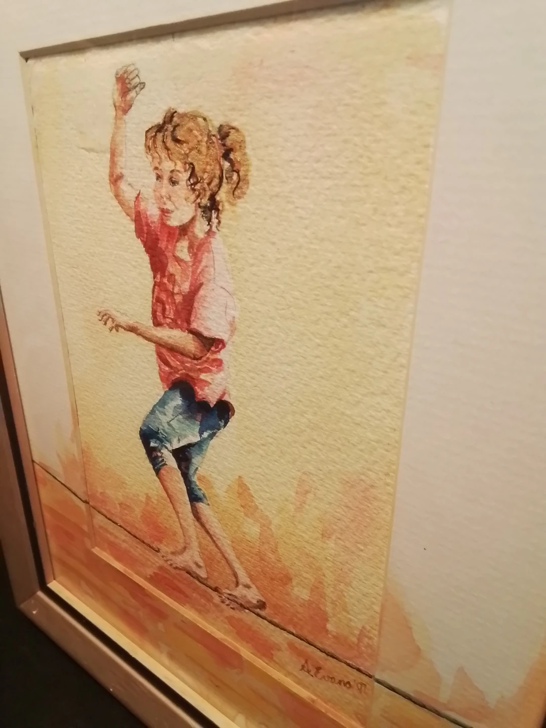 watercolor painting on paper by English Artist A.E. Evans 1907 - photo 3
