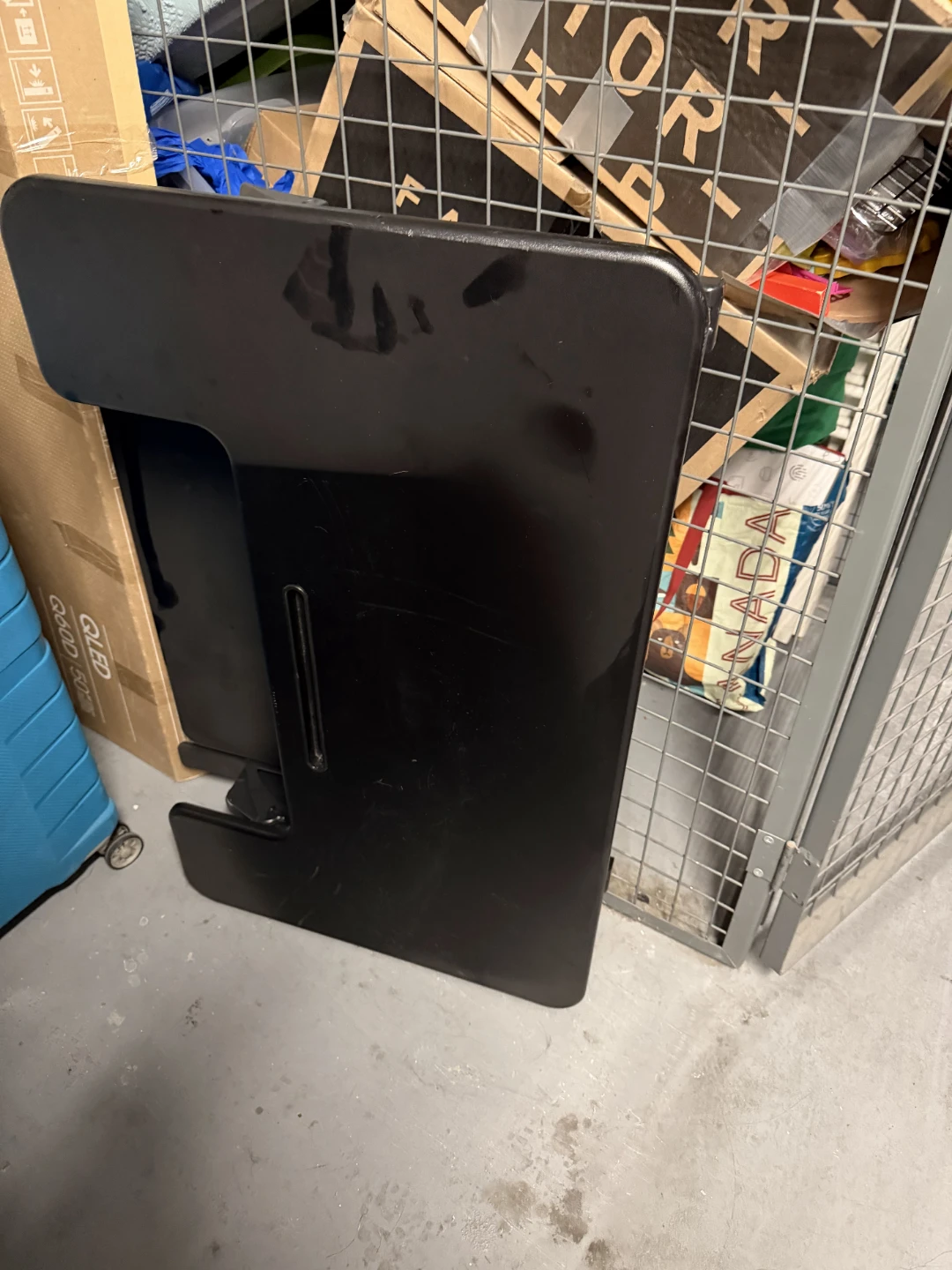 Black Adjustable Standing Desk Converter