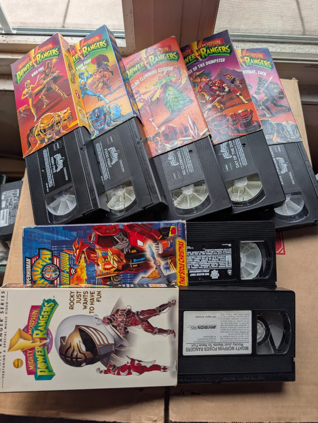 Mighty Morphin Power Rangers VHS Tapes - 7 Tapes - photo 3