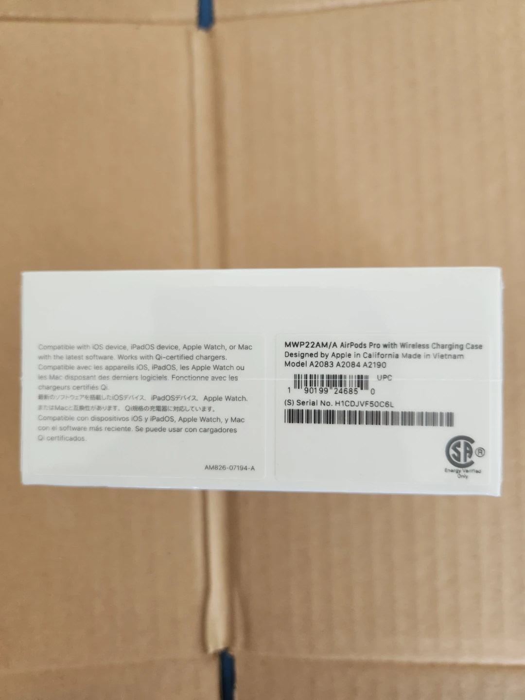 Apple AirPods Pro 1st Gen Wireless Charging Case - photo 5
