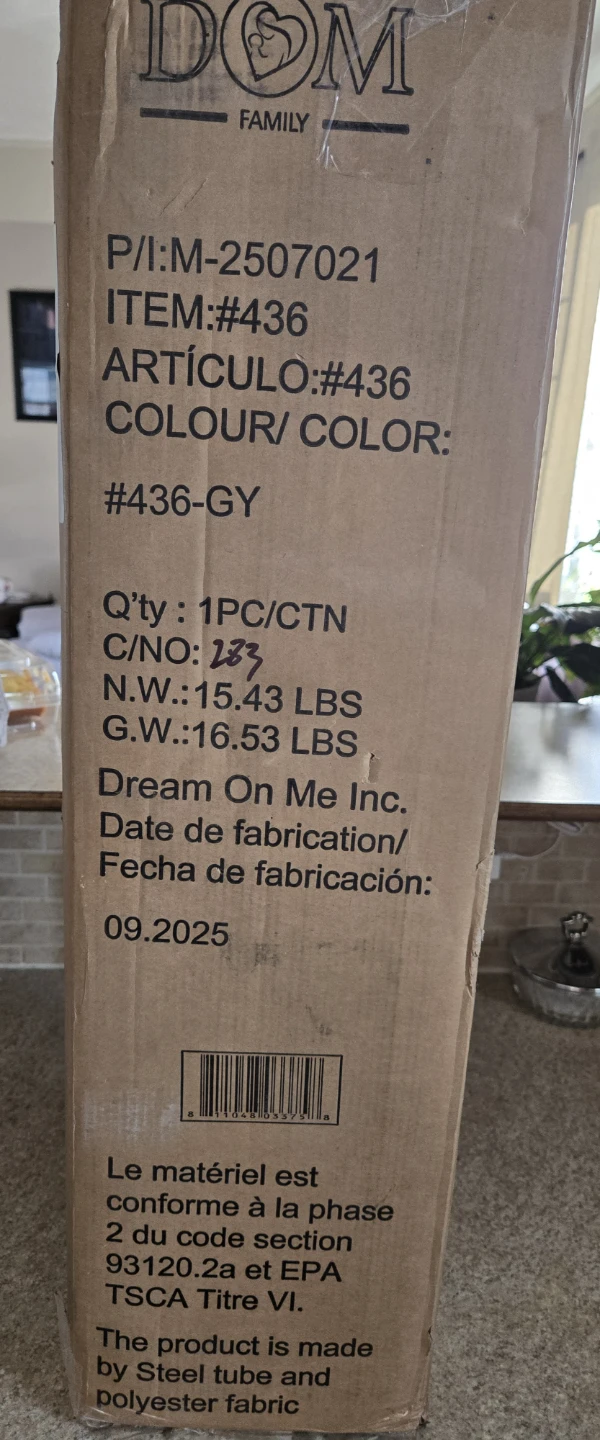 Dream On Me Nest Portable Play Yard Grey #436 - photo 3