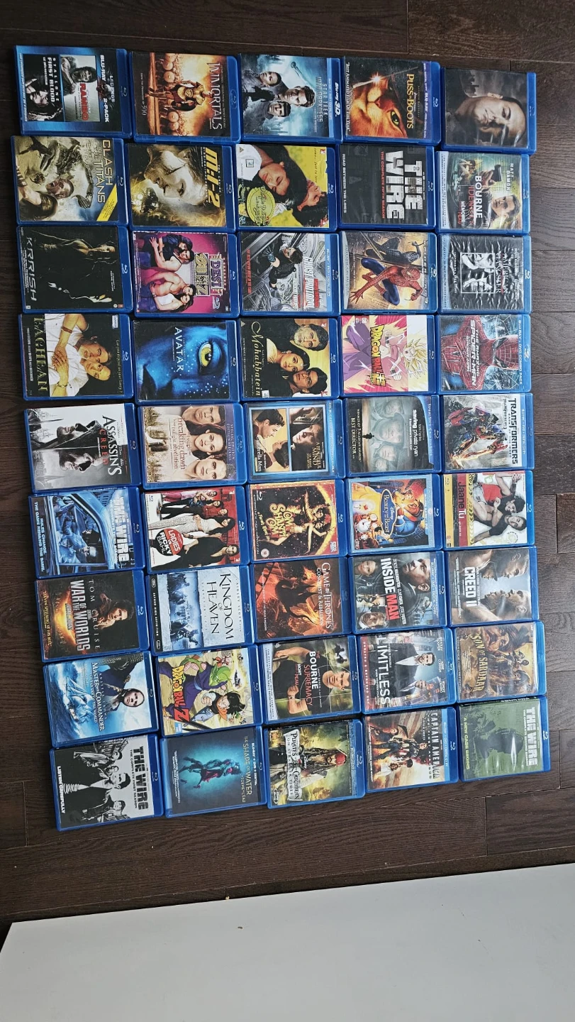 Assorted Blu-ray Movie Collection