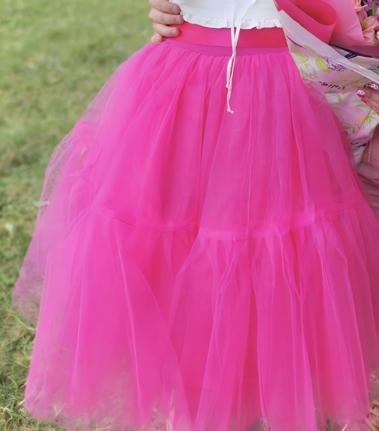 Hot Pink Woman's Tulle Skirt 🌱