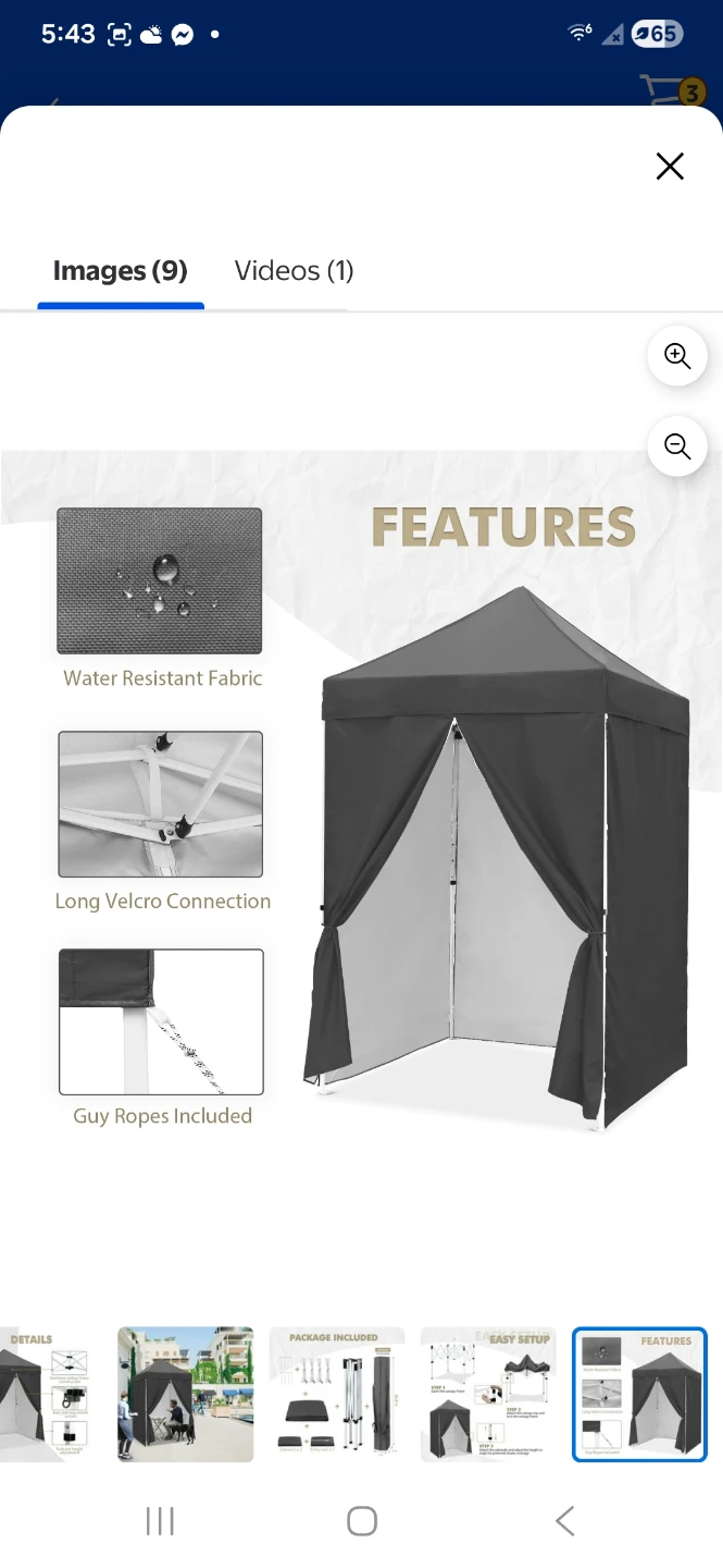 EAGLE PEAK 5x5 Pop-Up Canopy Tent - photo 4