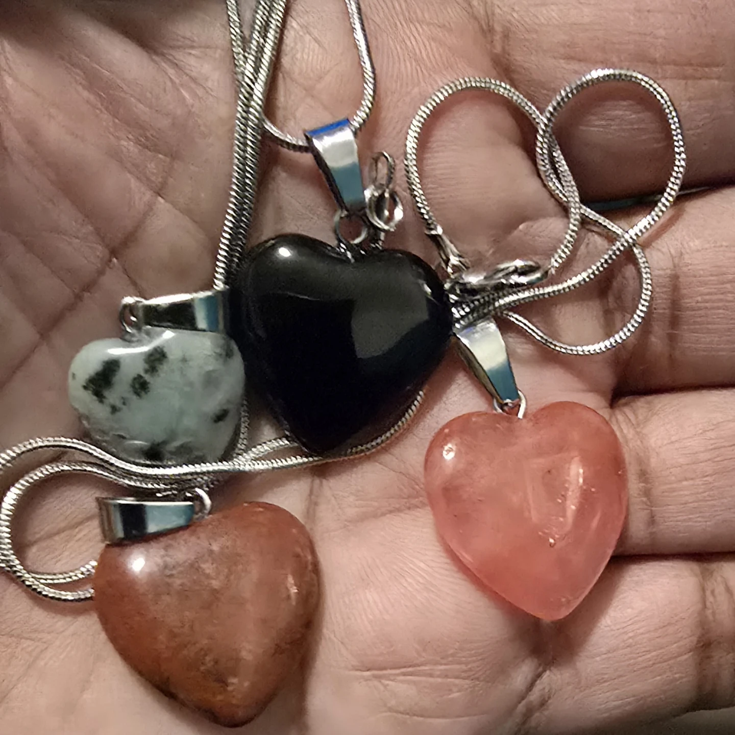 🥕Heart Shaped Pendant Necklaces - photo 2