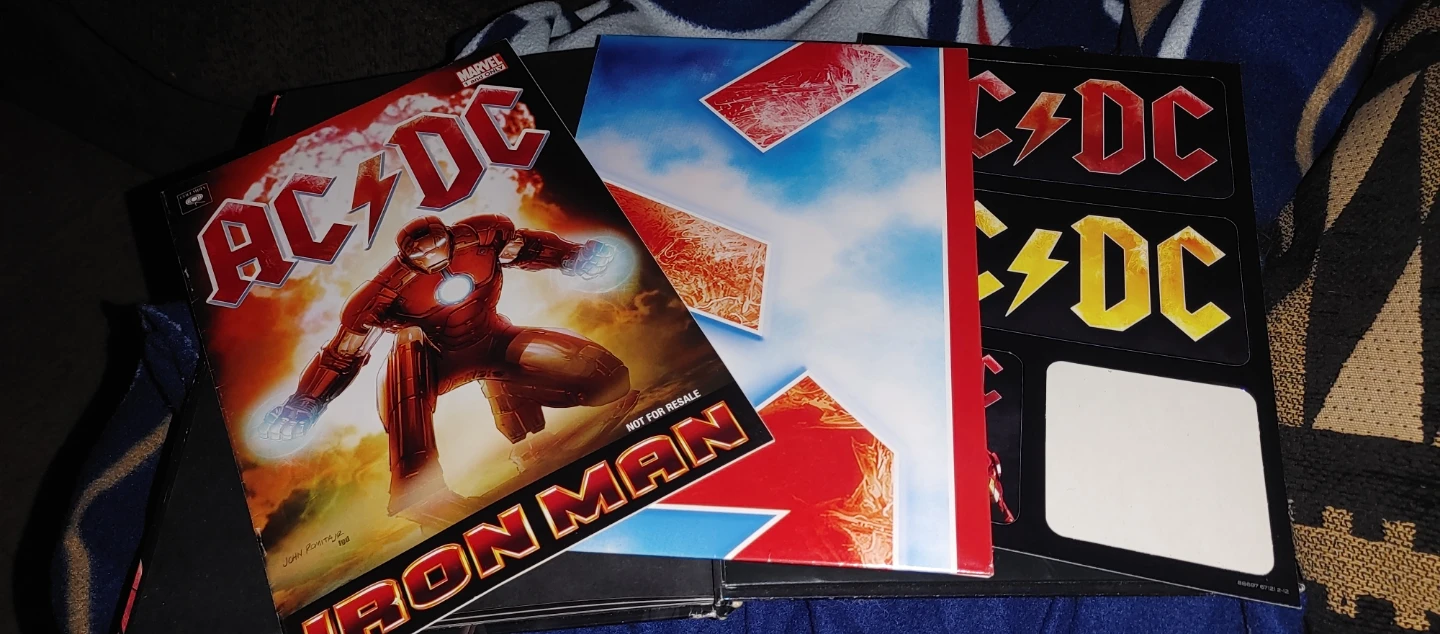 AC/DC Iron Man 2 Collector's Edition CD/DVD Set with Stickers - photo 5