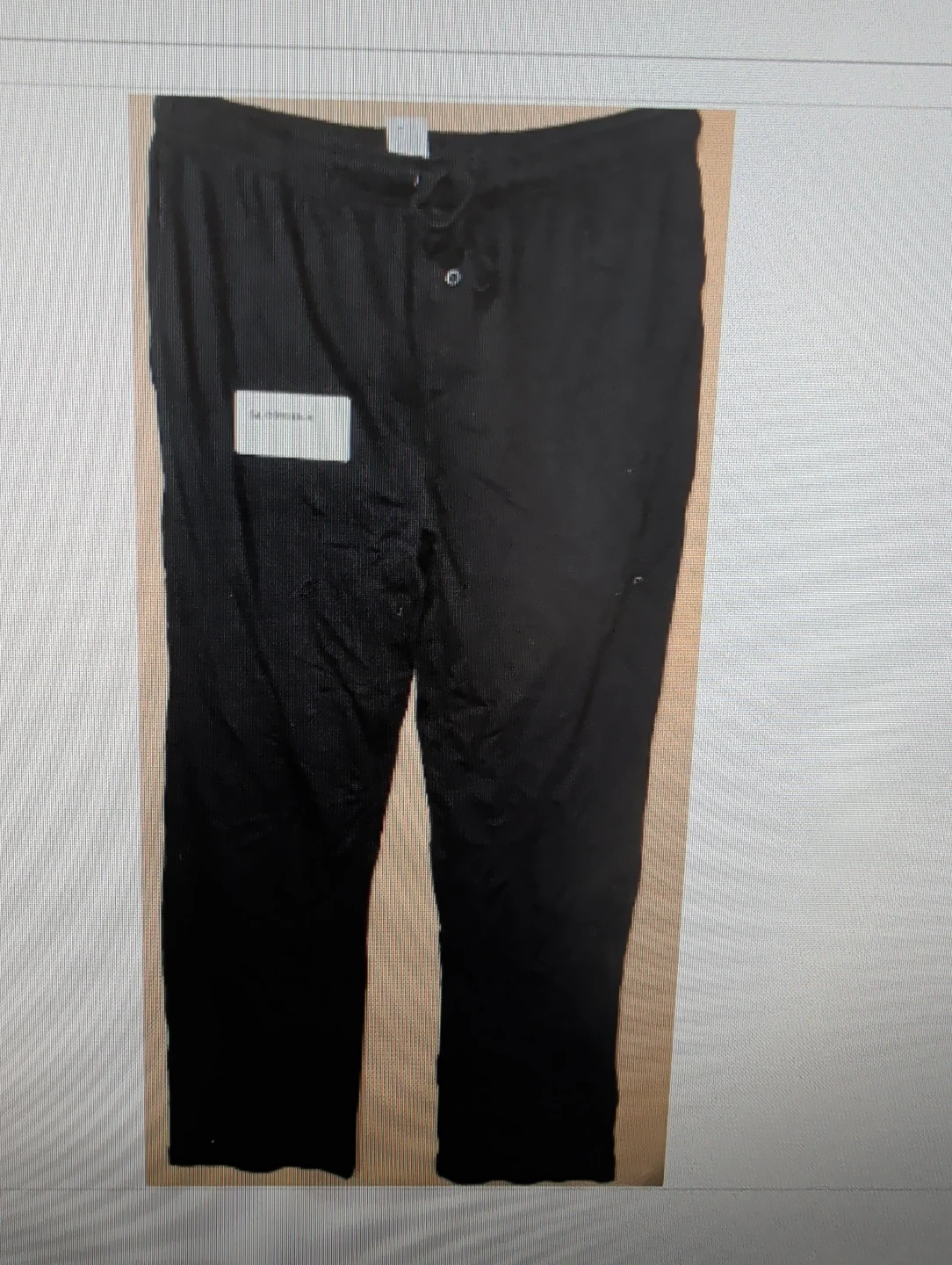 Black Pajama Pants