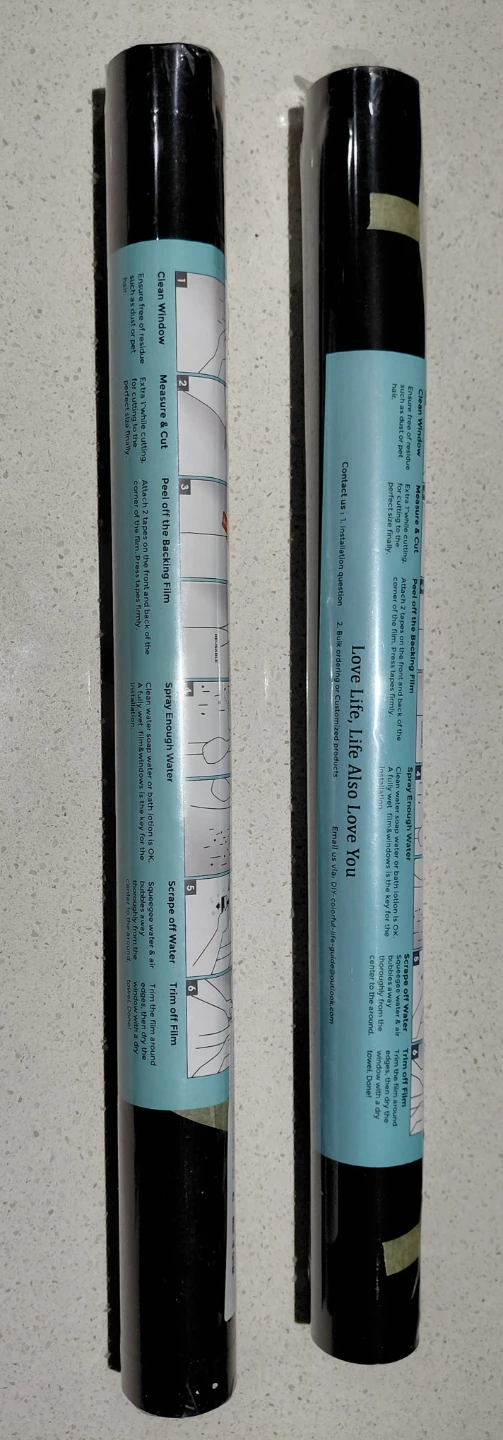2 Rolls One Way Window Film Black-Silver - photo 4