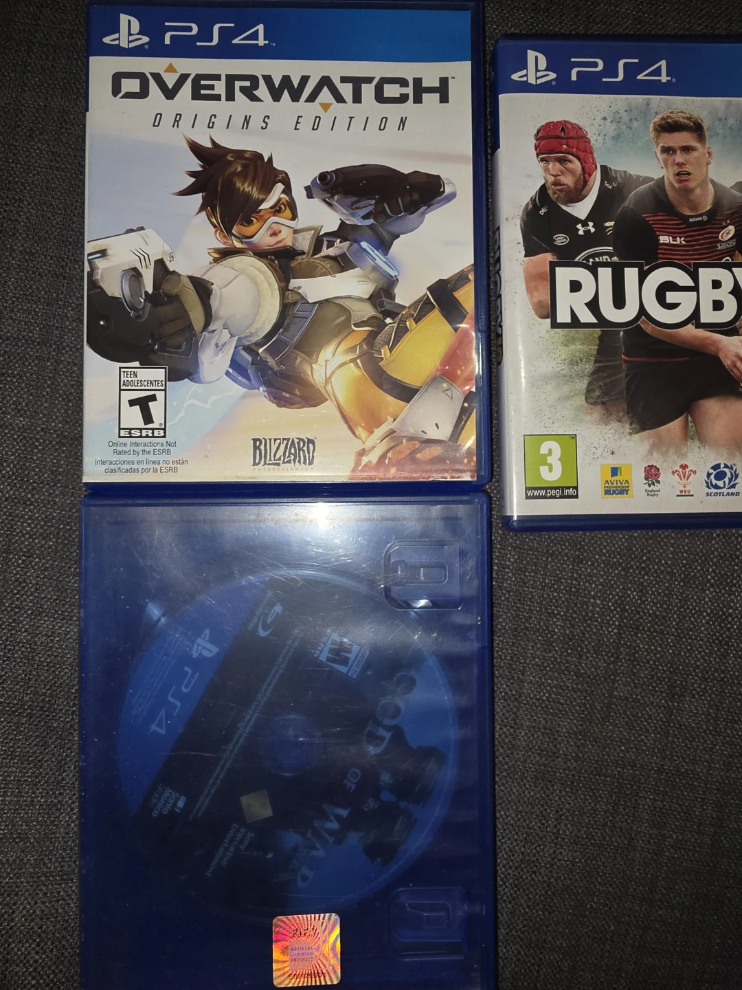 PS4 Games - Overwatch Origins Edition, Rugby 18, God of War - photo 5