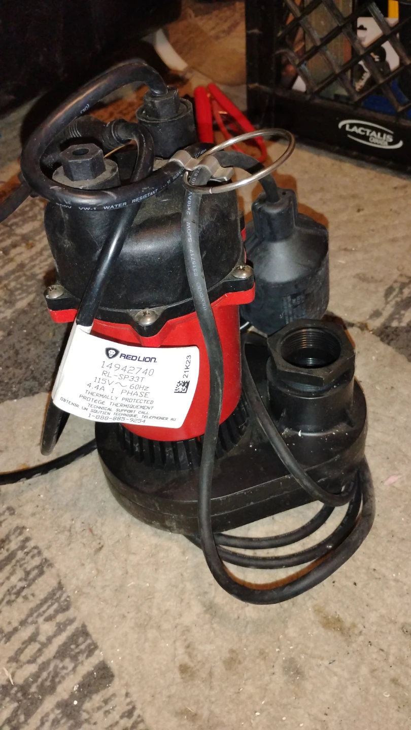 Red Lion RL-SP33T Submersible Pump 115V 4.4A