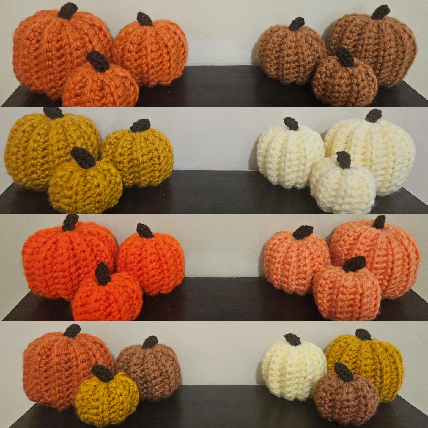 SALE...LAST sets of Pumpkin trios