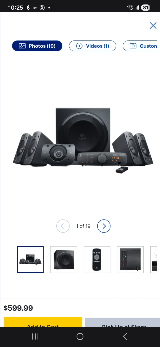 Logitech Z906 5.1 Digital Speaker System