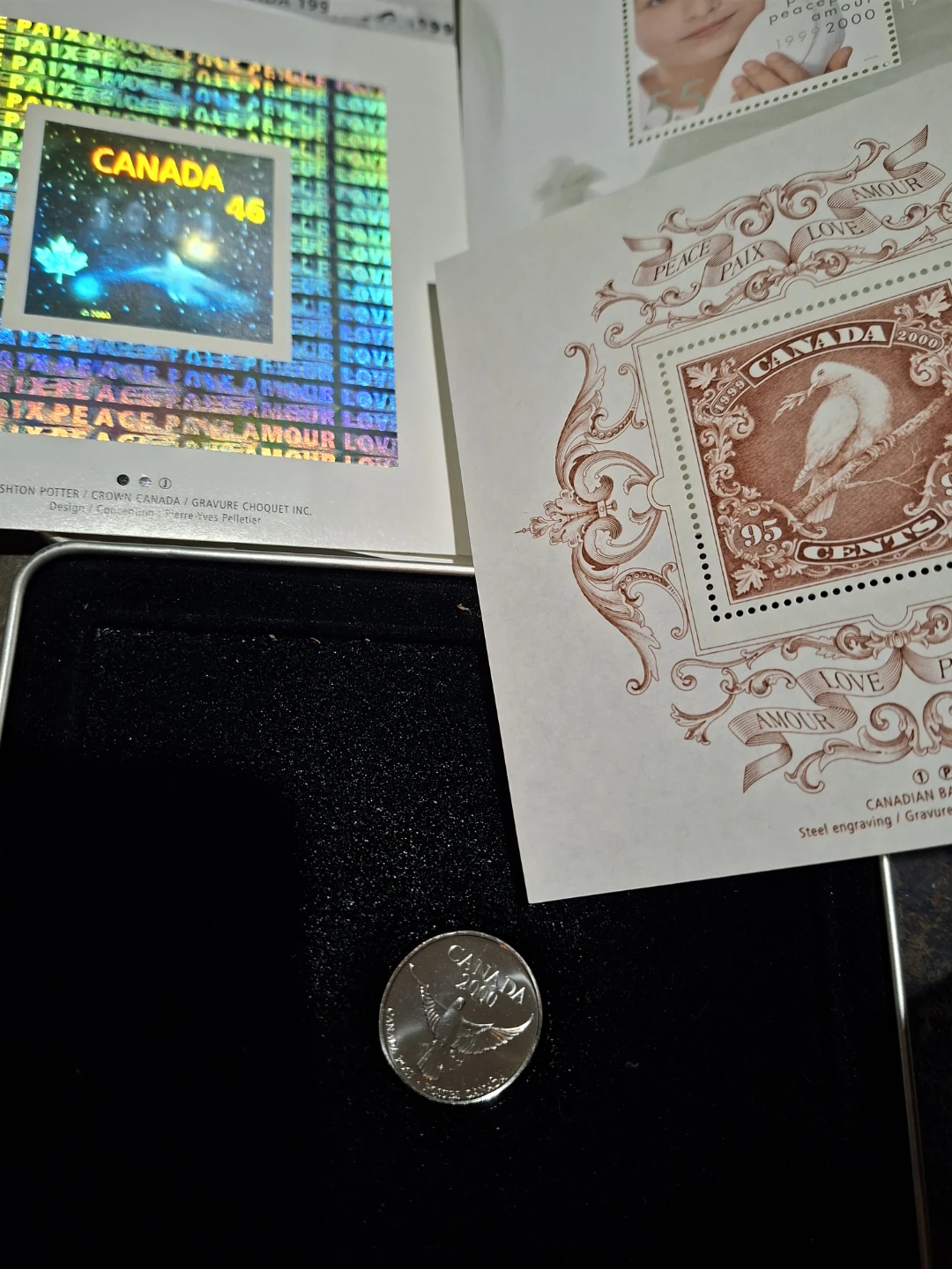 Canada Millennium 2000 Coin and Stamp Set