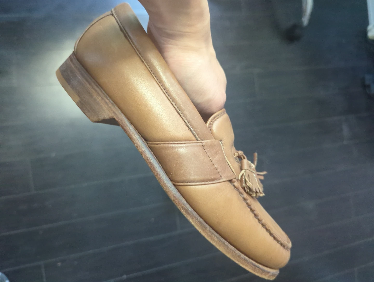 Bally Brown Leather Tassel Loafers - Never Worn - photo 2