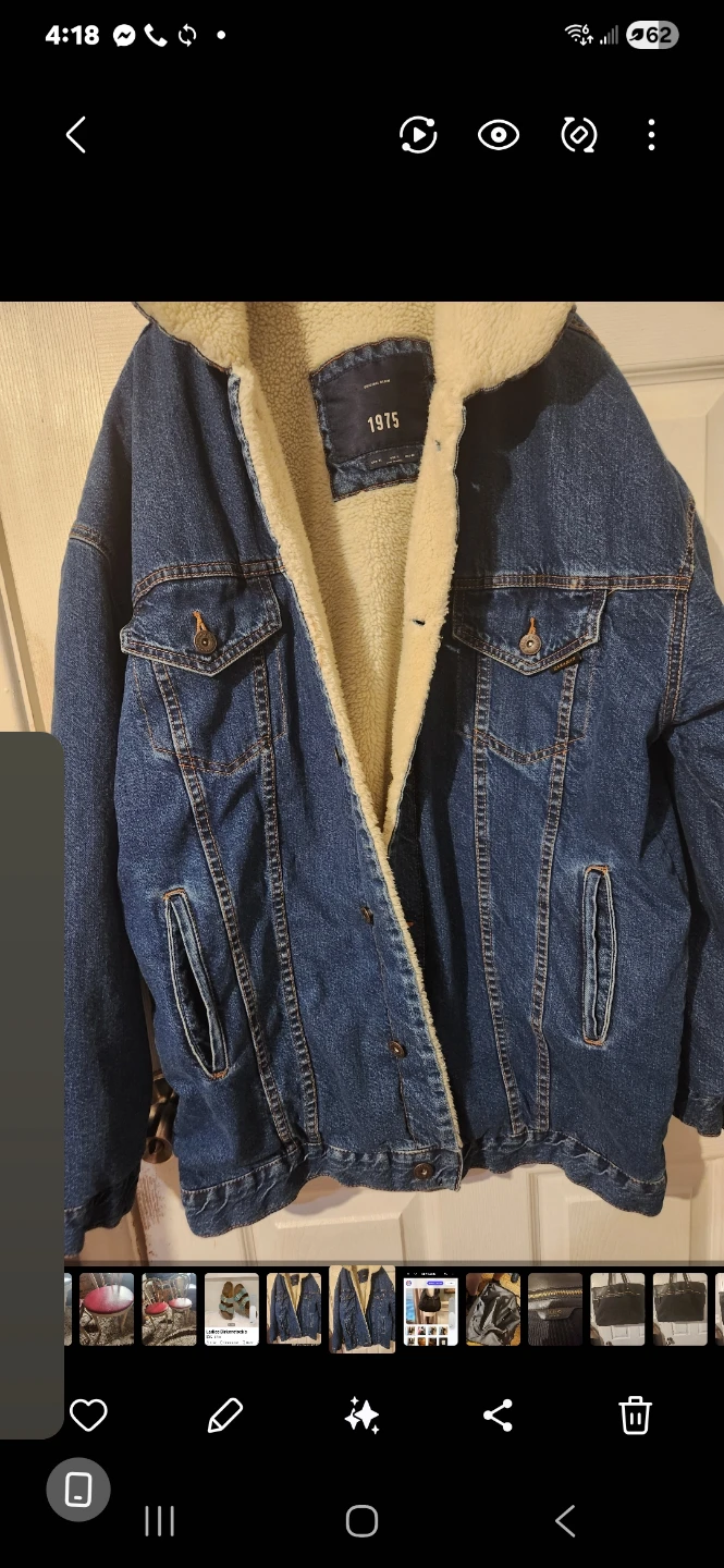 Levis sherpa tall jean jacket - photo 3