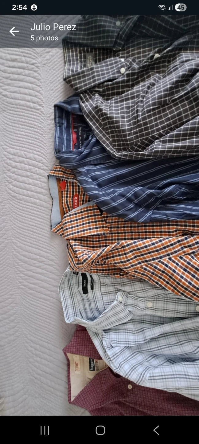 Bundle of 11 Men's casual Shirts at $100 or $15 each