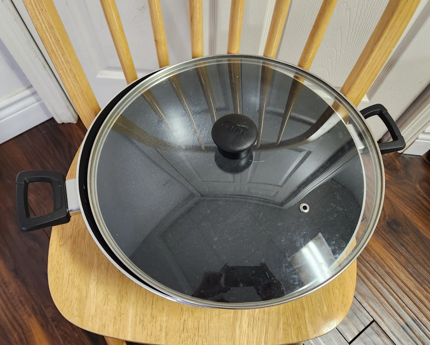 T-fal 12-inch Wok with Glass Lid - photo 2
