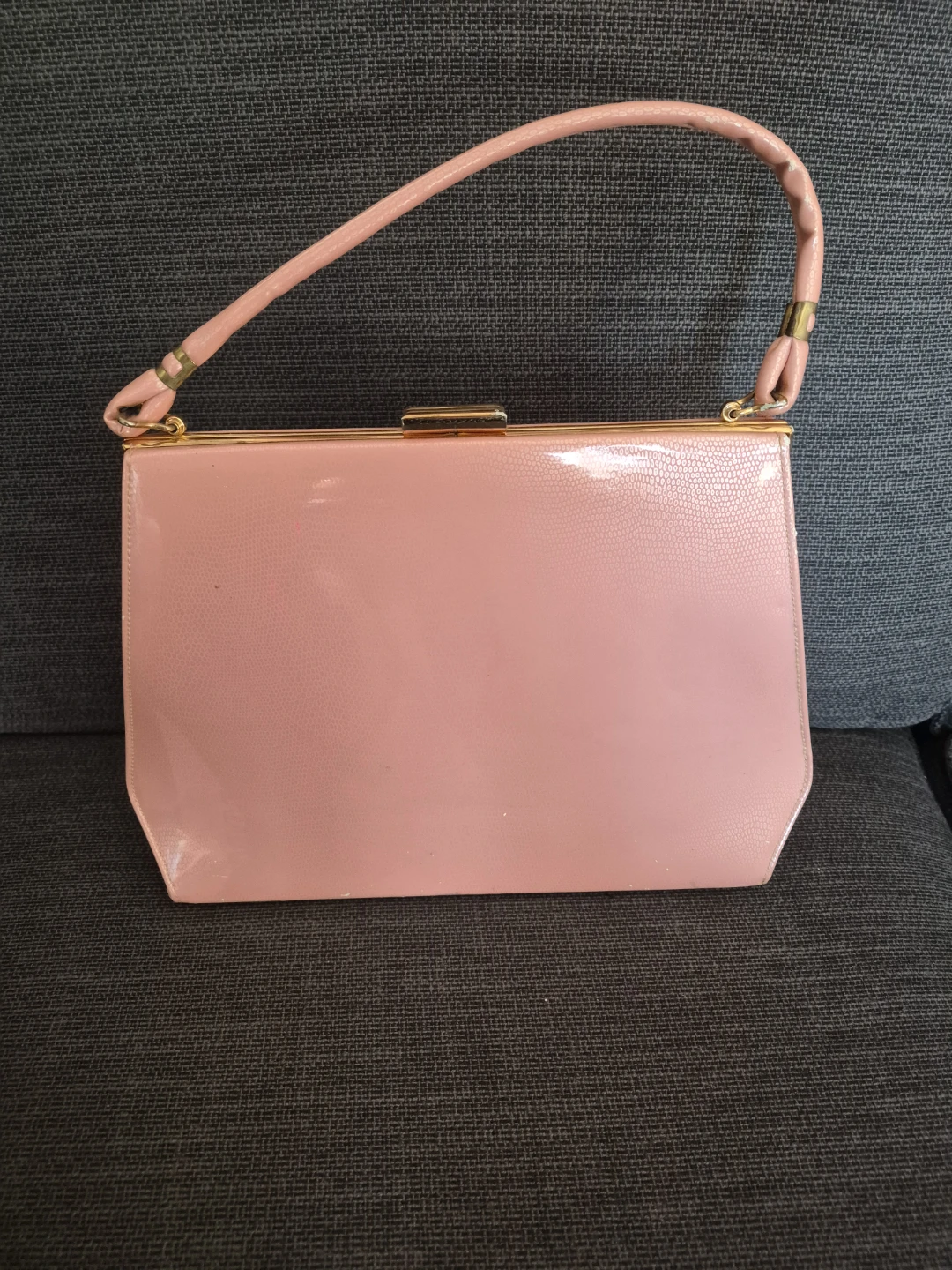 Vintage 1960s Pink Clutch Purse