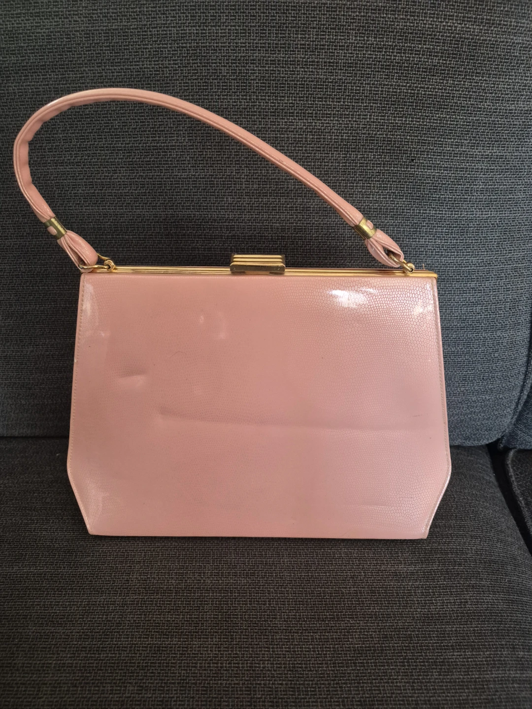 Vintage 1960s Pink Clutch Purse - photo 2