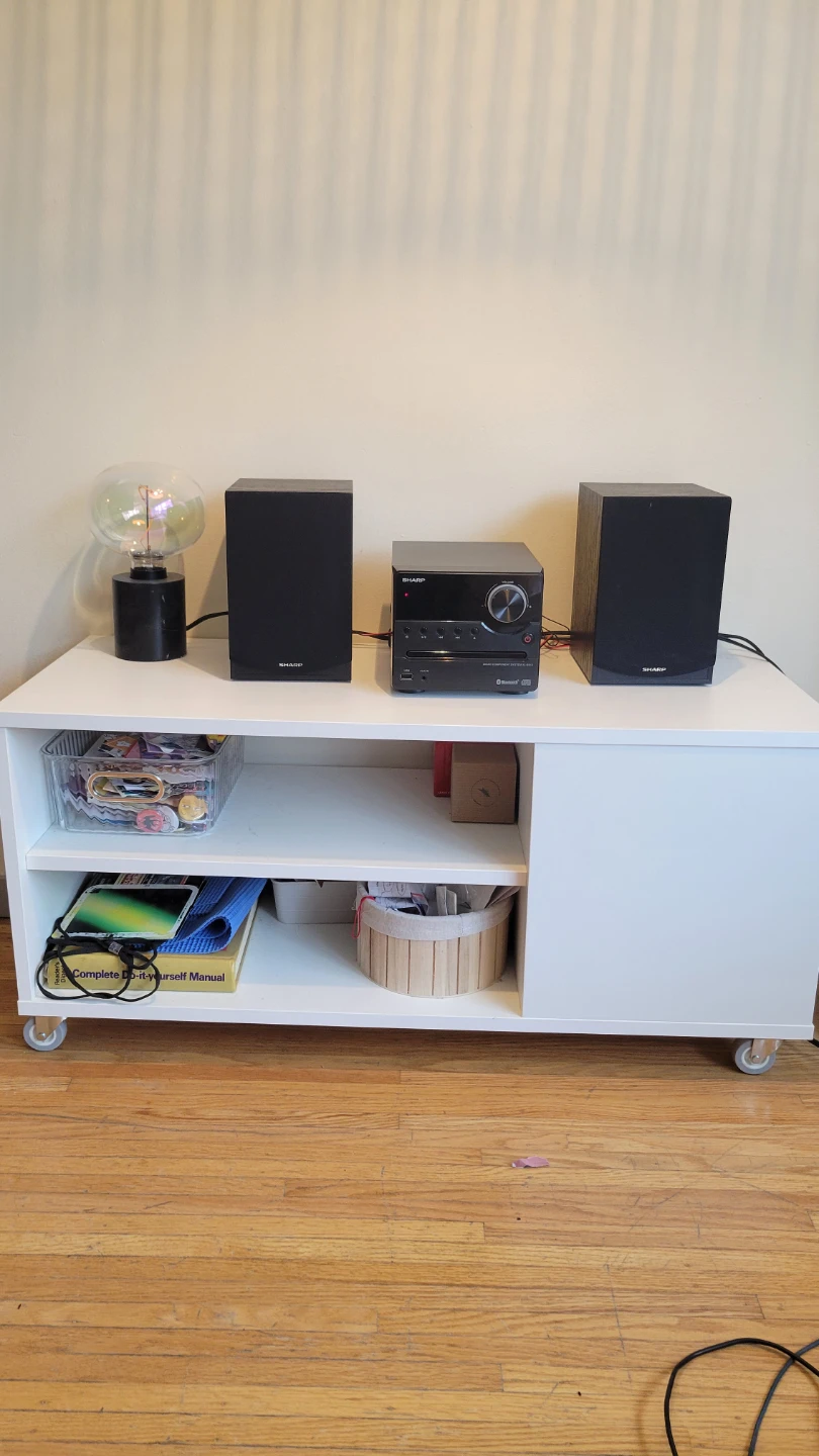 Coffee table on wheels