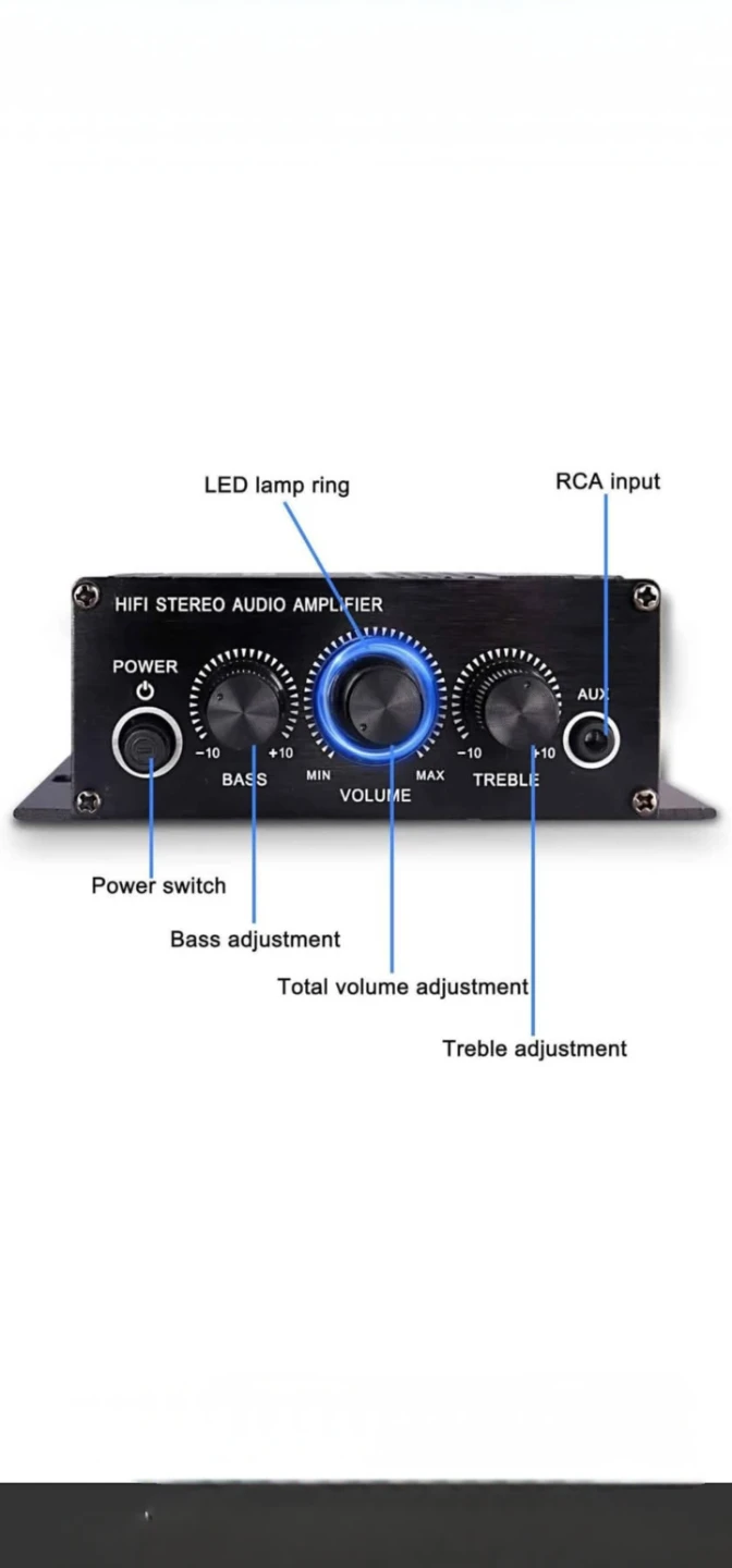 Hi Fi Stereo Audio Amplifier BTL OUT DC12V