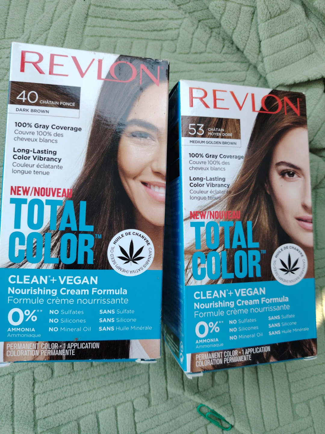 Revlon Total Color Hair Dye - Dark Brown & Medium Golden Brown