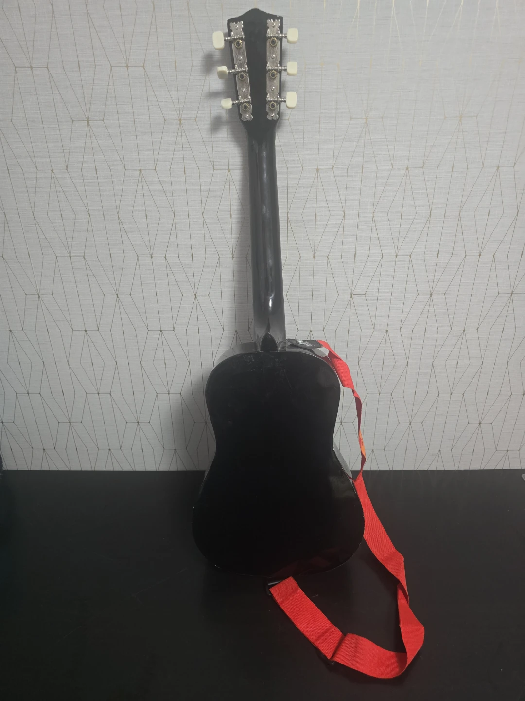 Nova 3301FL Black Acoustic Guitar with Flame Design - photo 2