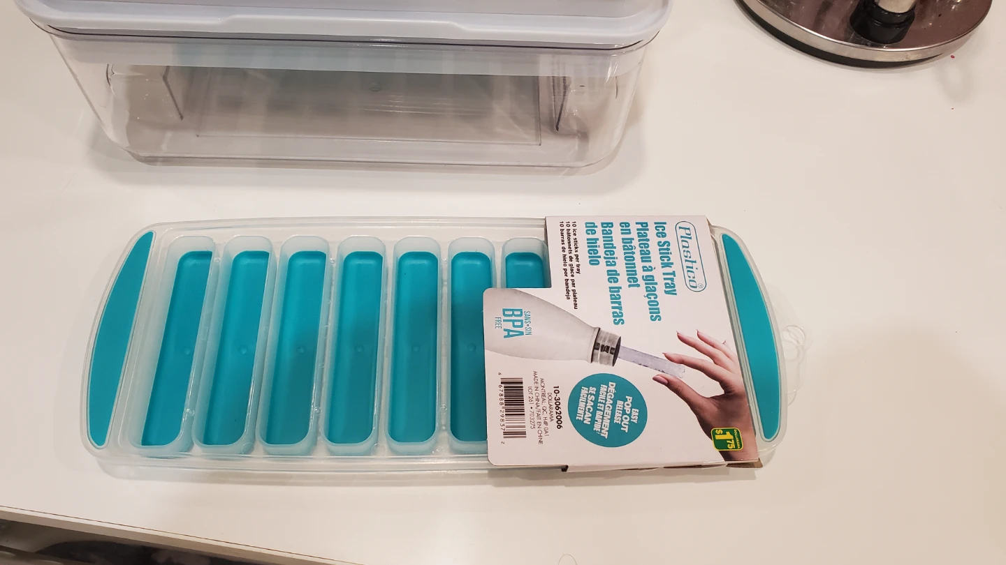 Ice Cube Tray Set with Storage Bin - photo 5