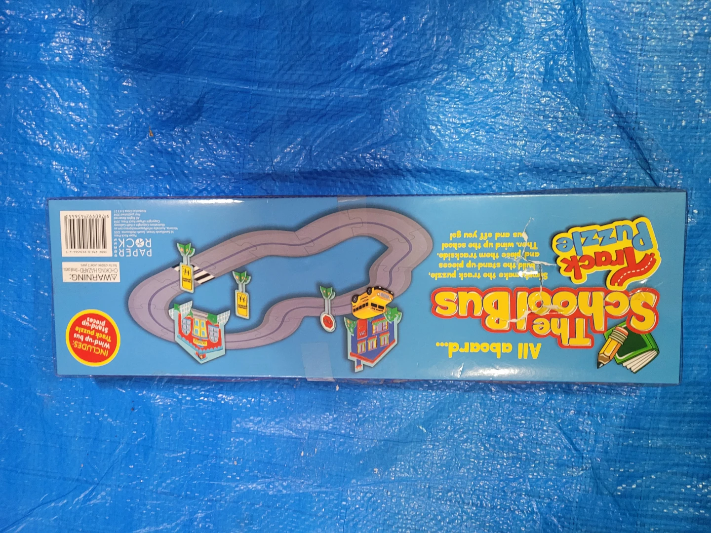 Paper Rock School Bus Track Puzzle - photo 2