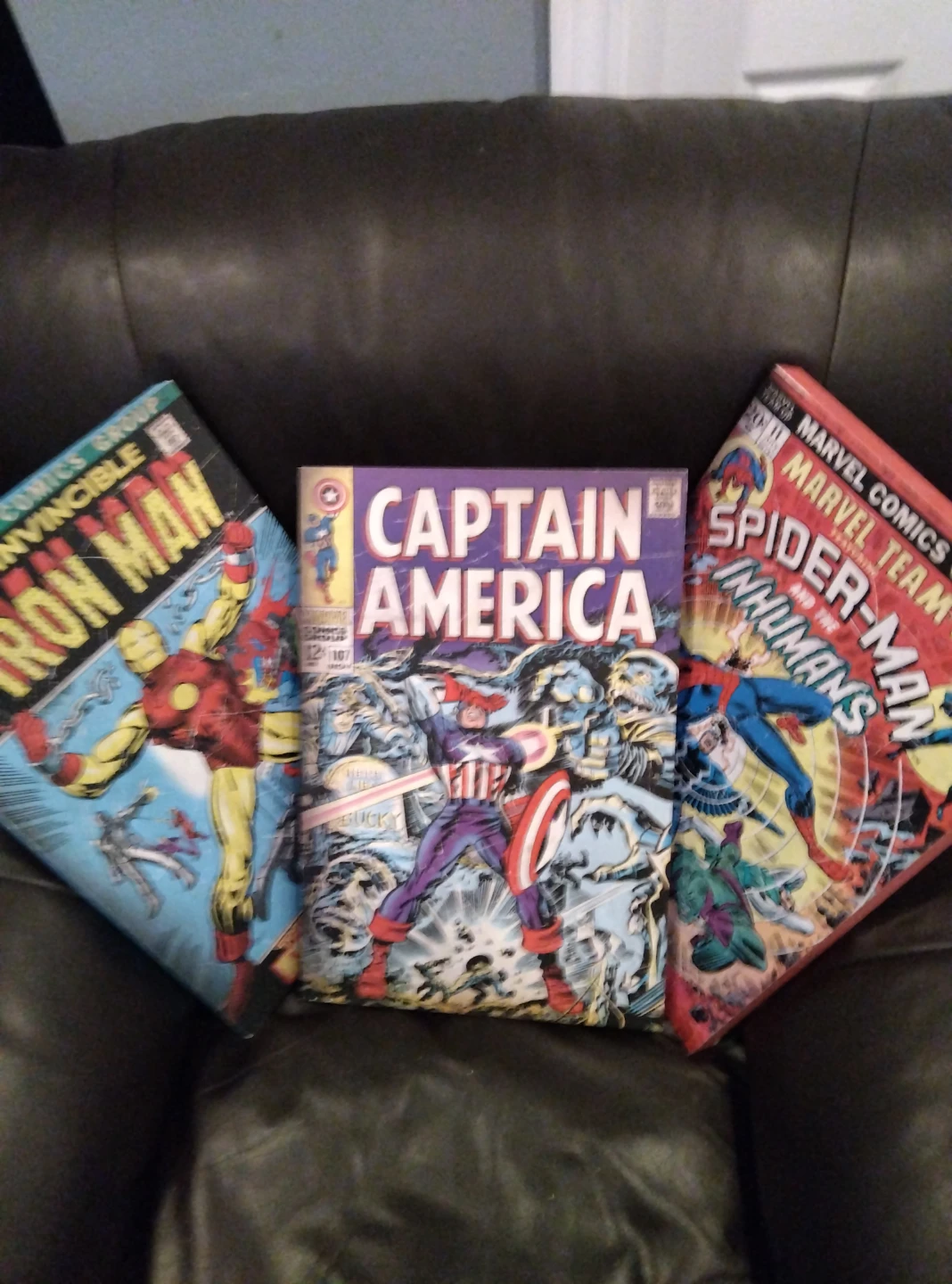 Marvel Wooden Pictures , hangs with nail.