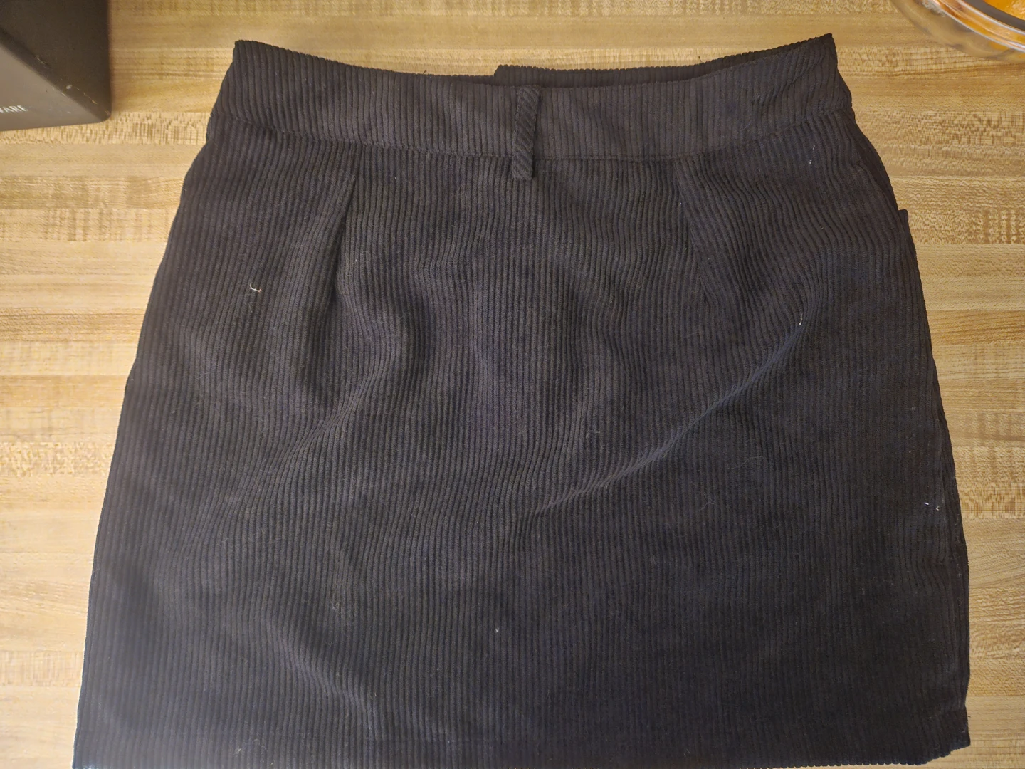 Black Corduroy Mini Skirt - photo 3