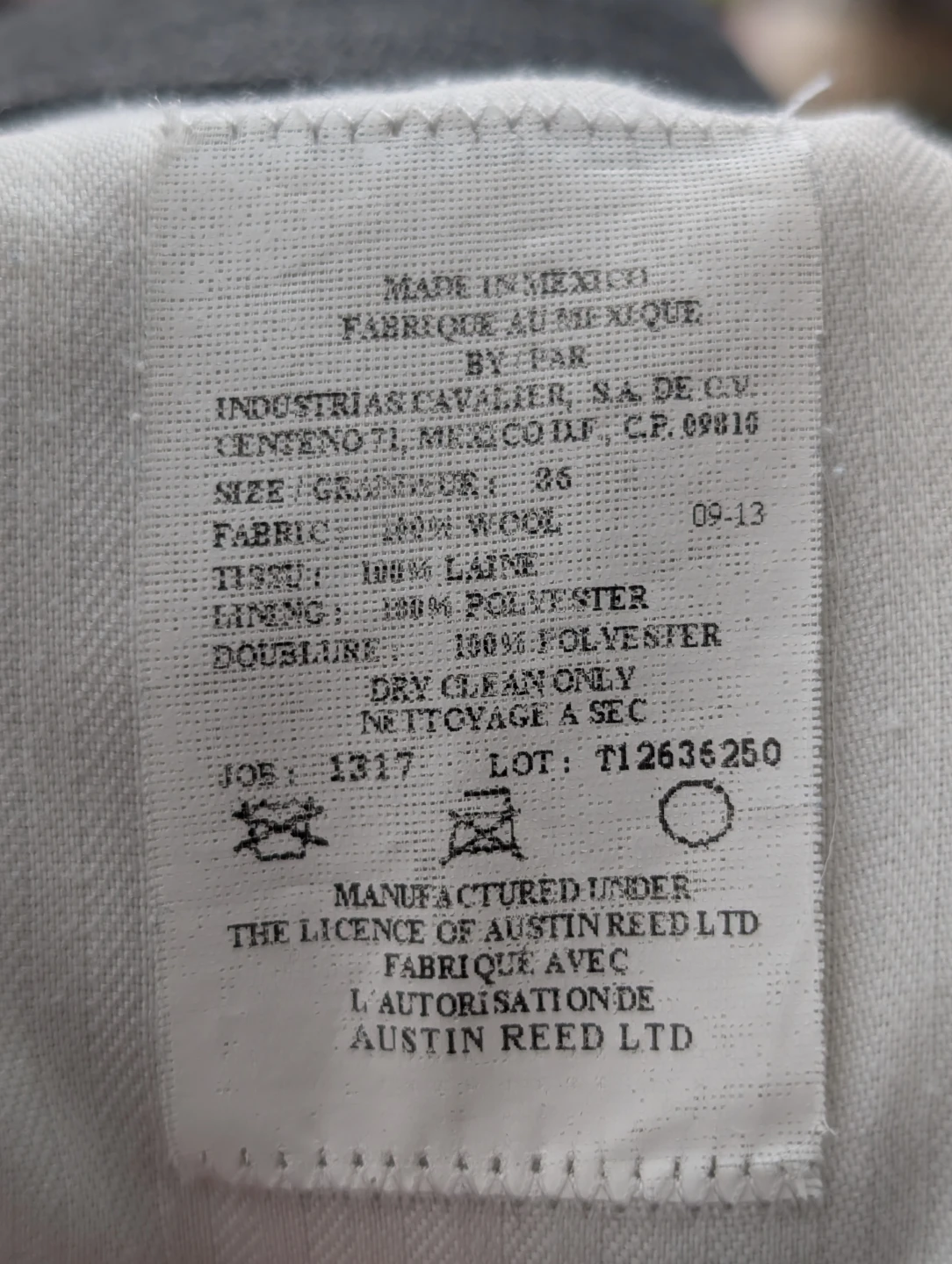 Austin Reed Wool Dress Pants - Size 36 - photo 3
