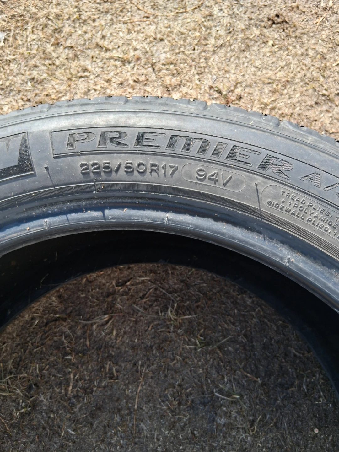 Michelin Premier AS Tire 225/50R17 94V - photo 2