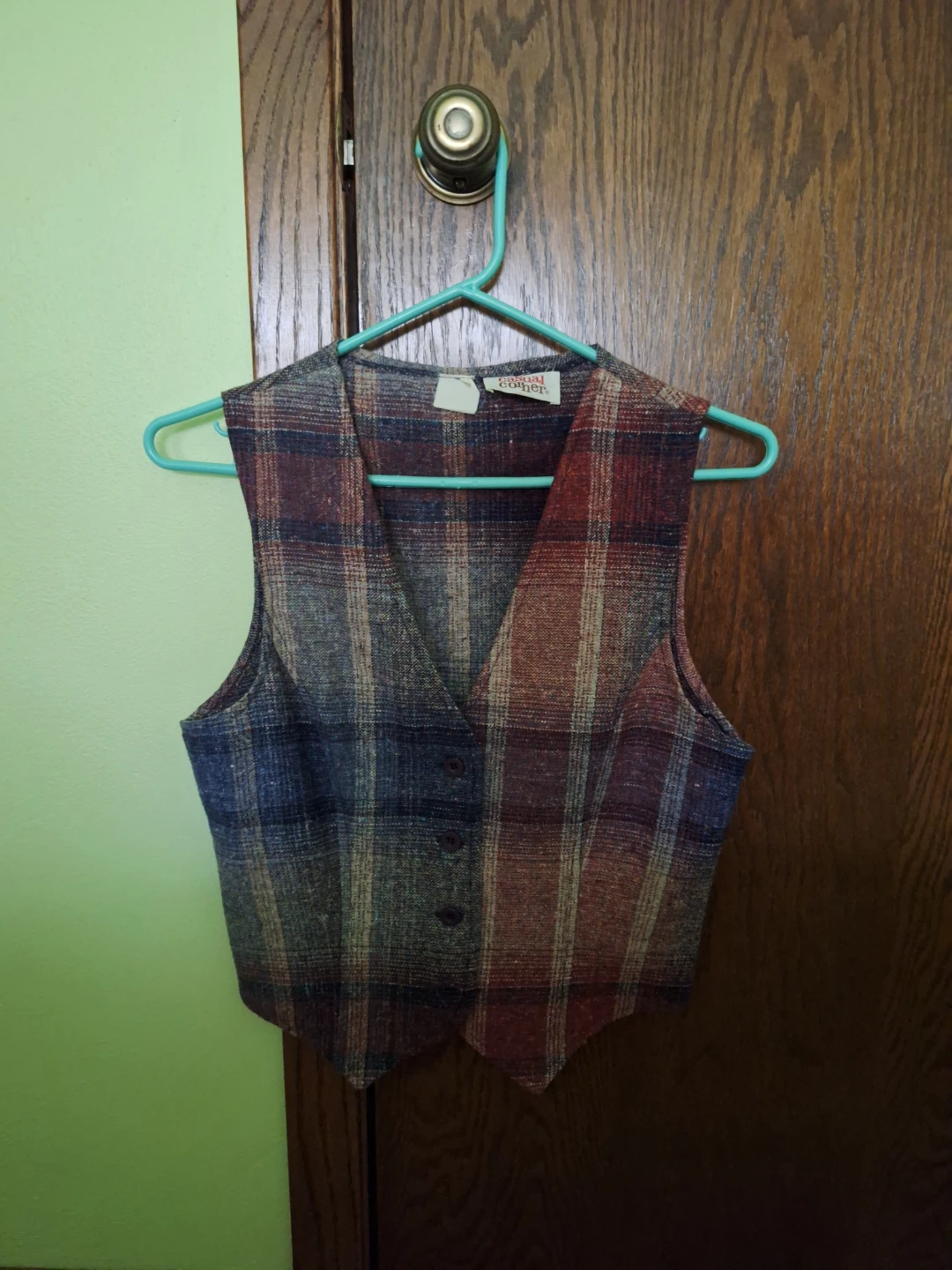 Plaid Vest - Women's Size Small - photo 2