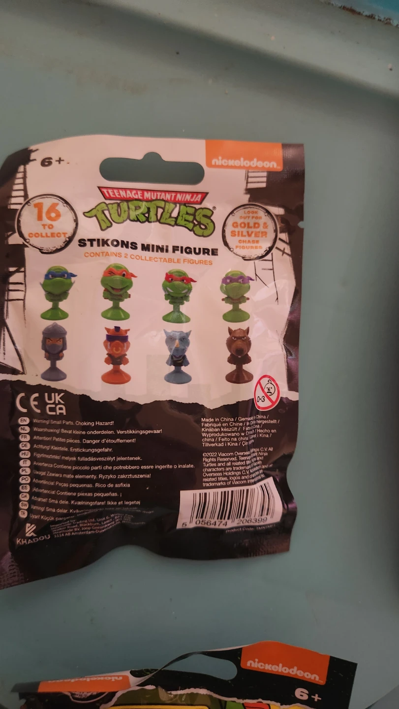 Teenage Mutant Ninja Turtles Stikons Mini Figures (5-Pack) - photo 3