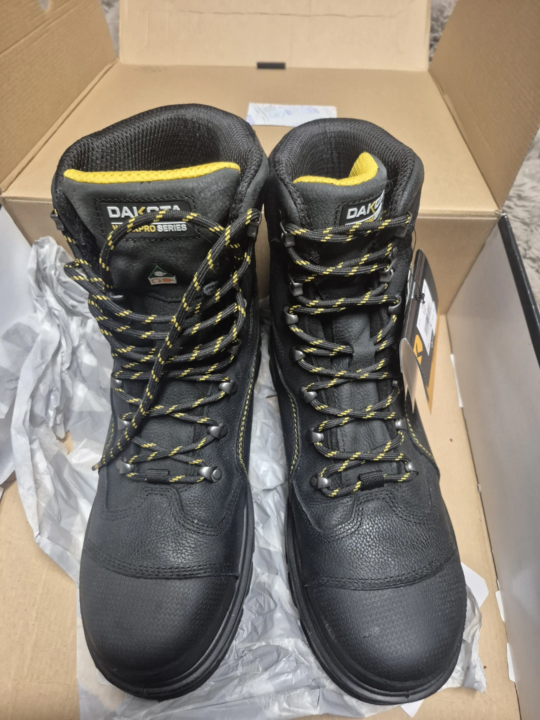 Dakota Workpro Series Black Safety Work Boots Size 12 - photo 4