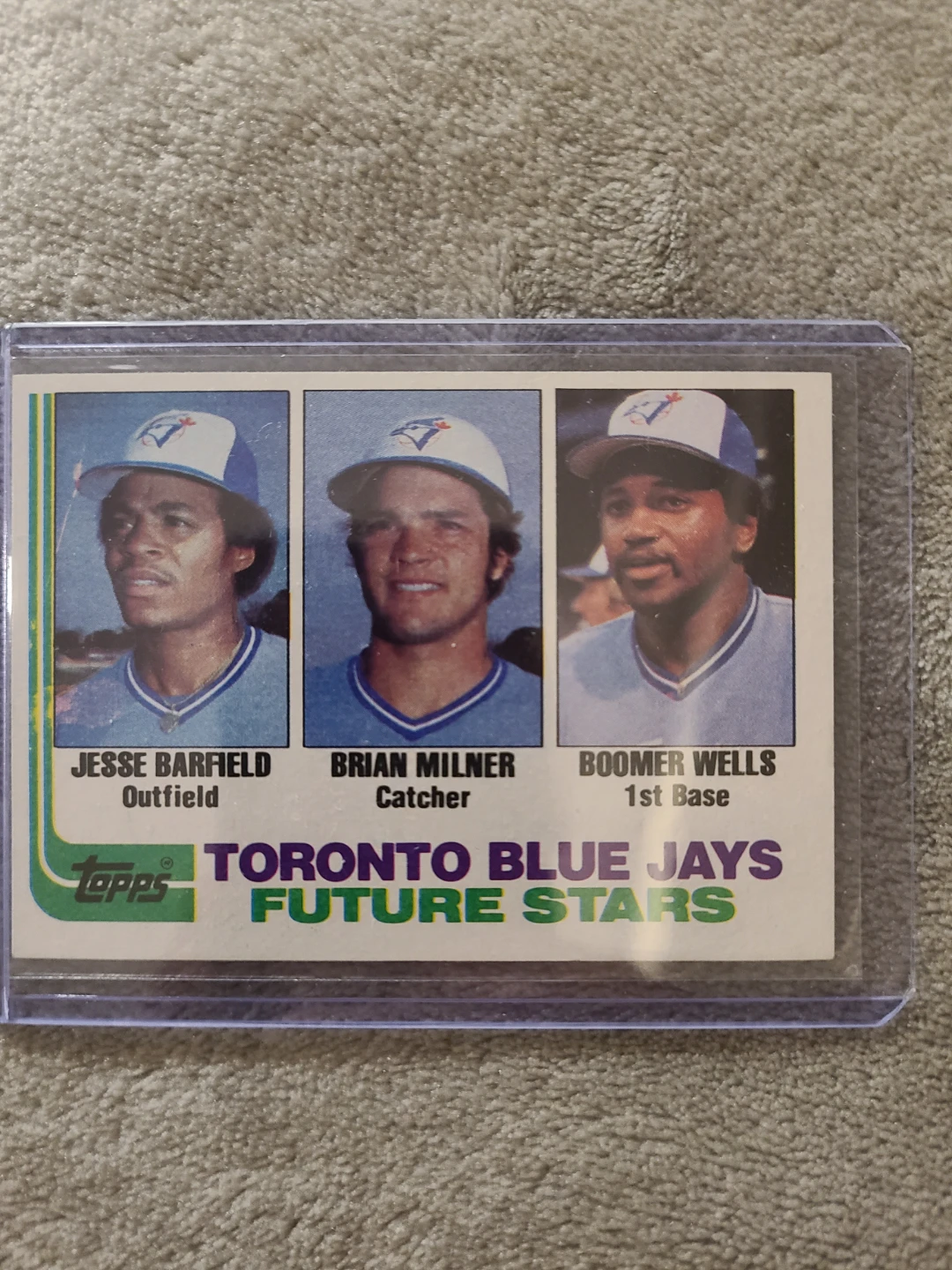 1982 Topps Toronto Blue Jays Future Stars Baseball Card