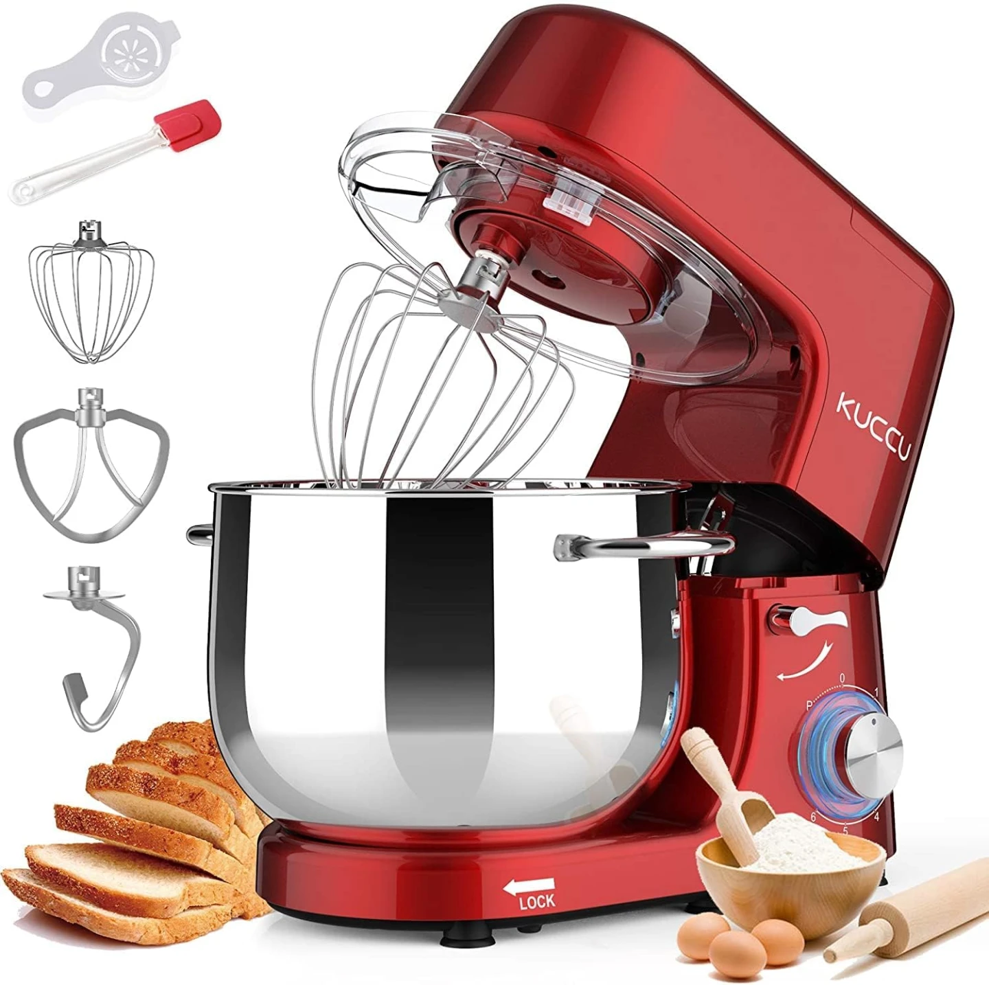 BNIB - Double Handle KUCCU Stand Mixer