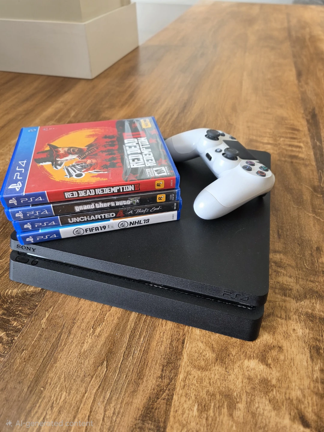 Sony PlayStation 4 Slim with 5 Games