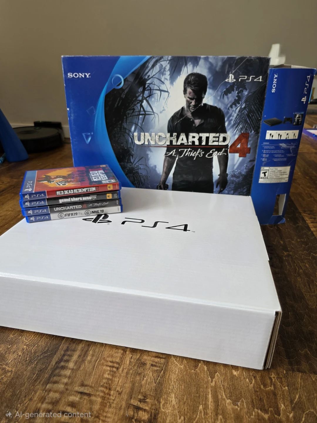 Sony PlayStation 4 Slim with 5 Games - photo 2